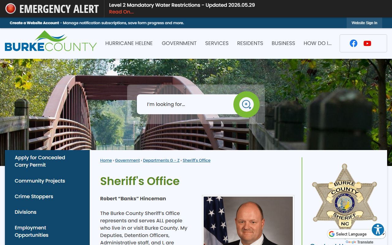 Burke County arrest records Sheriff's Office source