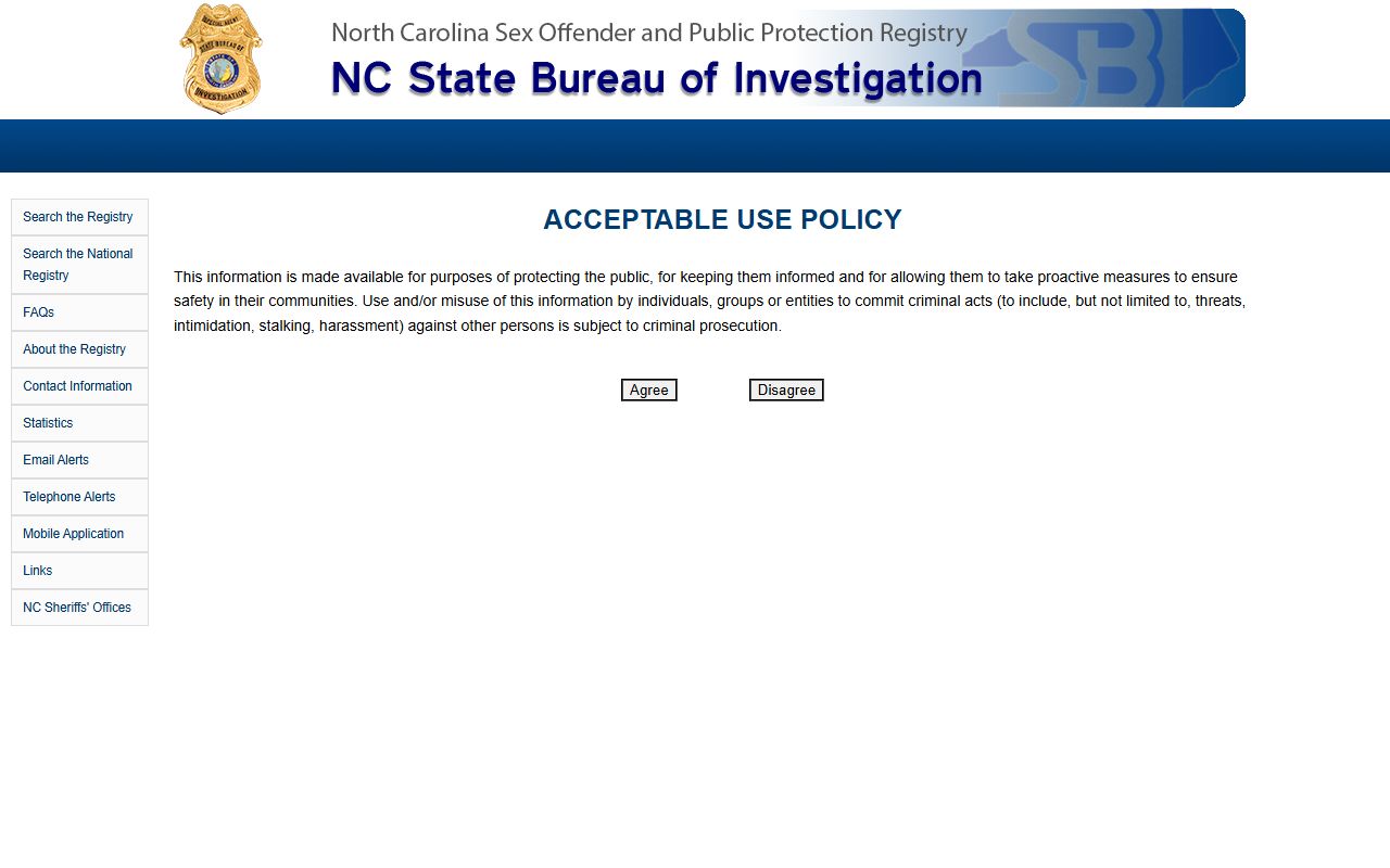 Burke County arrest records North Carolina sex offender registry