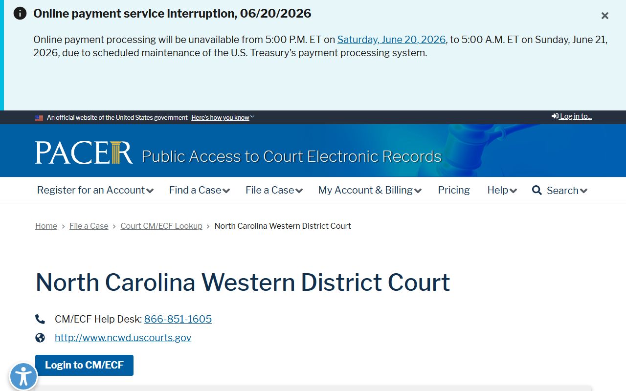 Burke County Superior Court PACER Western District lookup