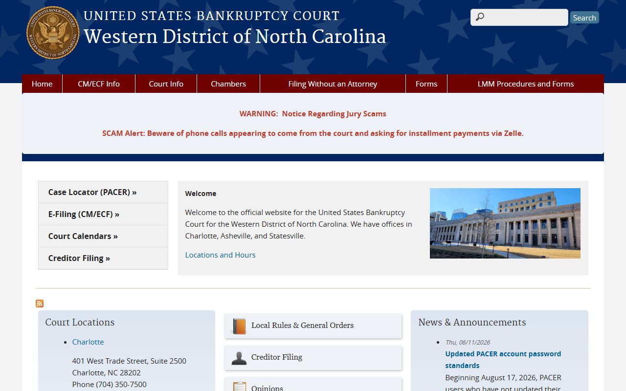 Burke County Superior Court bankruptcy court distinction