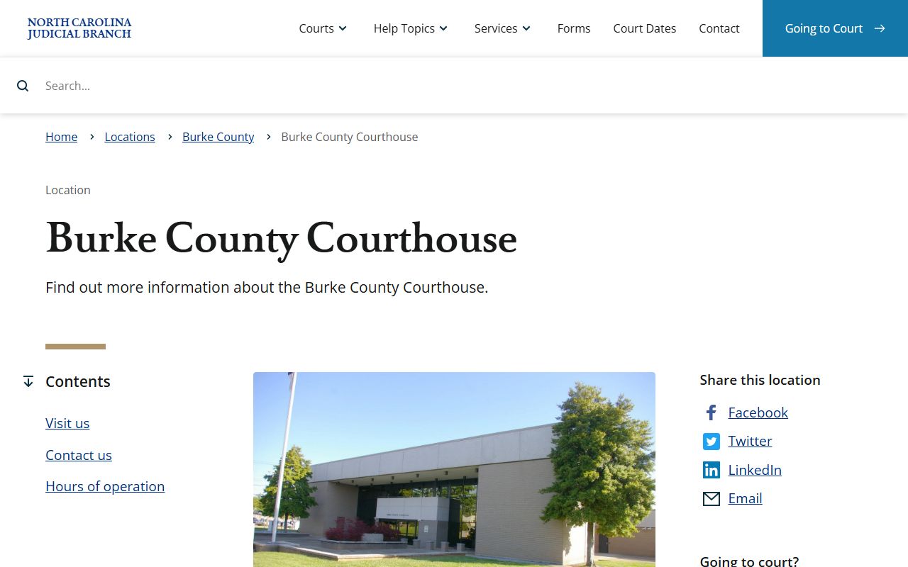 Burke County Court records courthouse address and hours