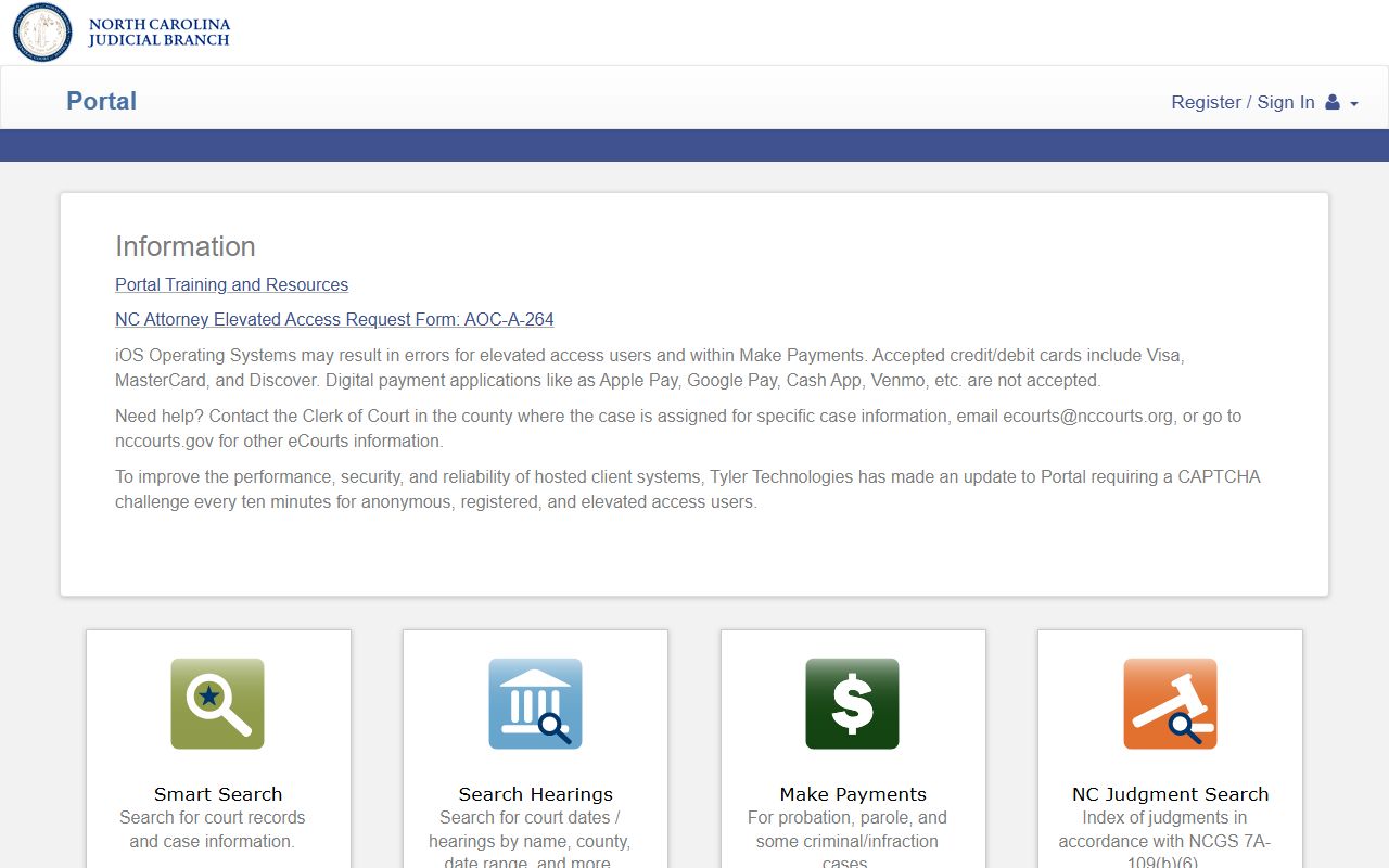 Burke County Court records eCourts Portal search