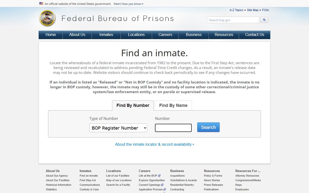 Burke County inmate records Federal Bureau of Prisons inmate locator